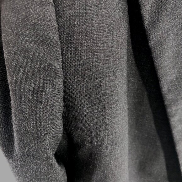 Ann Taylor Blazer Womens 6 Charcoal Wool Stretch Button Pockets Office Career* - Picture 5 of 10